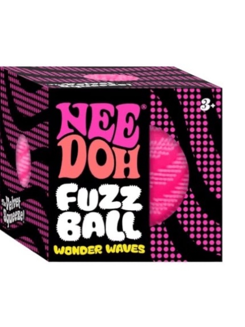 NeeDoh Fuzz Ball Wonder Waves - Pink -  Sealed in Box :)!